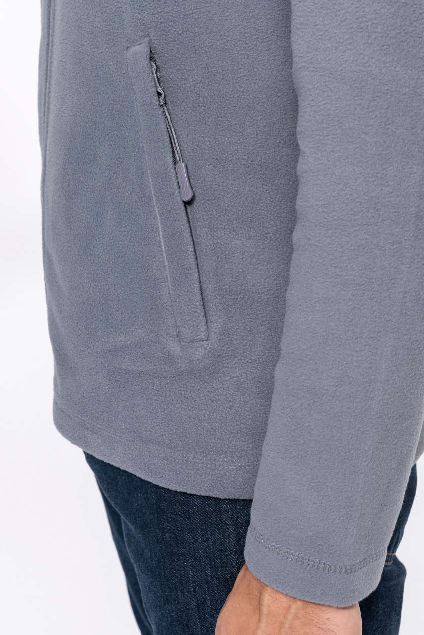 FULL ZIP MICROFLEECE JACKET - Black - Additional