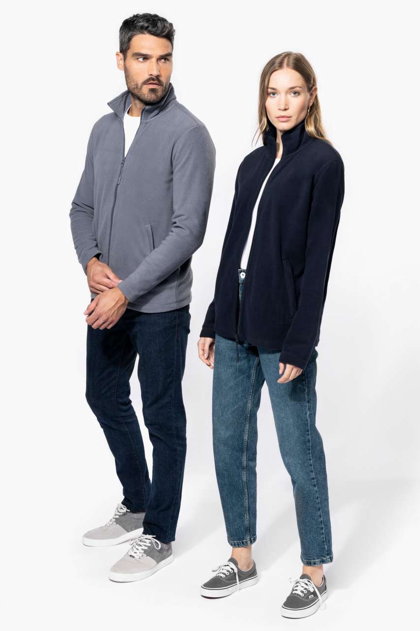 FULL ZIP MICROFLEECE JACKET - Convoy Grey - Additional