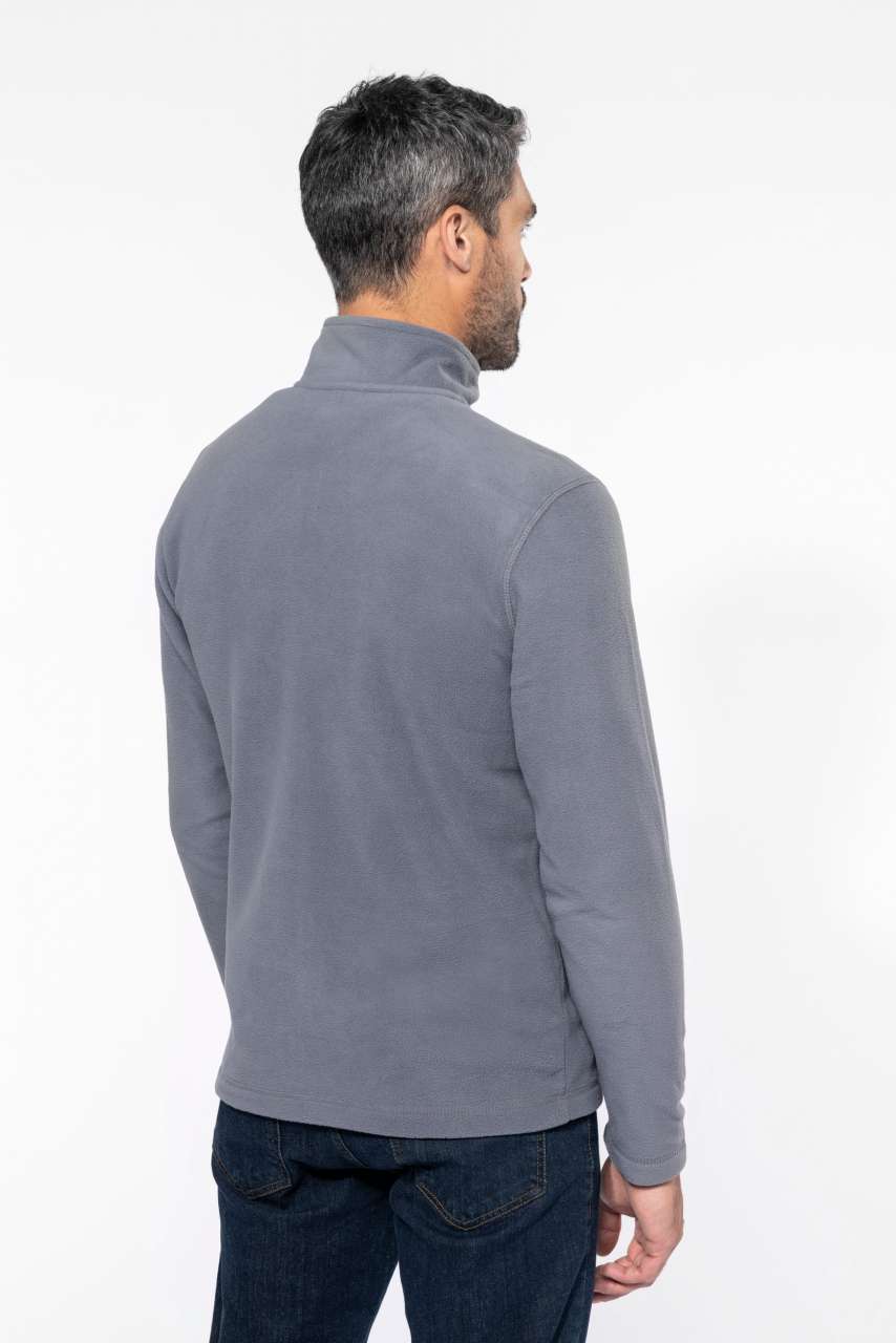 FULL ZIP MICROFLEECE JACKET - Black - Additional