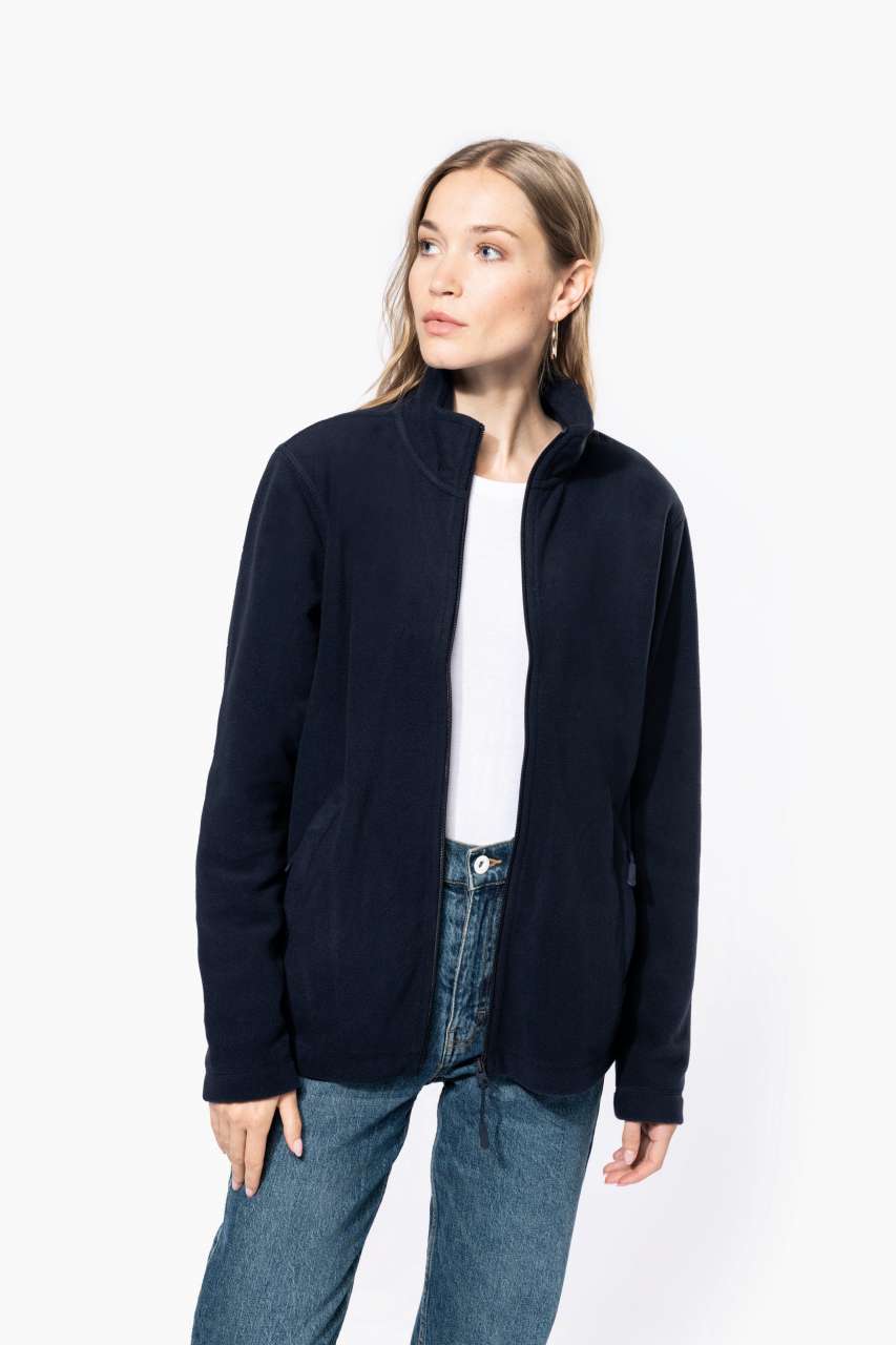 FULL ZIP MICROFLEECE JACKET - Black - Additional