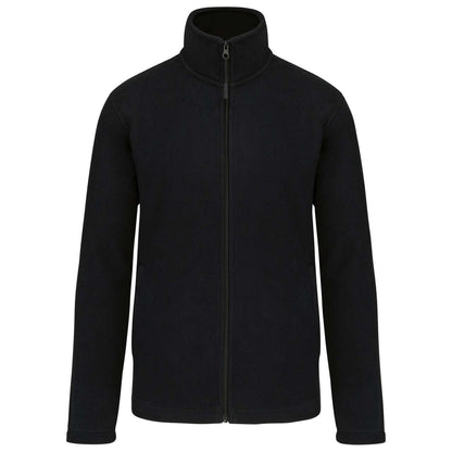FULL ZIP MICROFLEECE JACKET - Black - Main