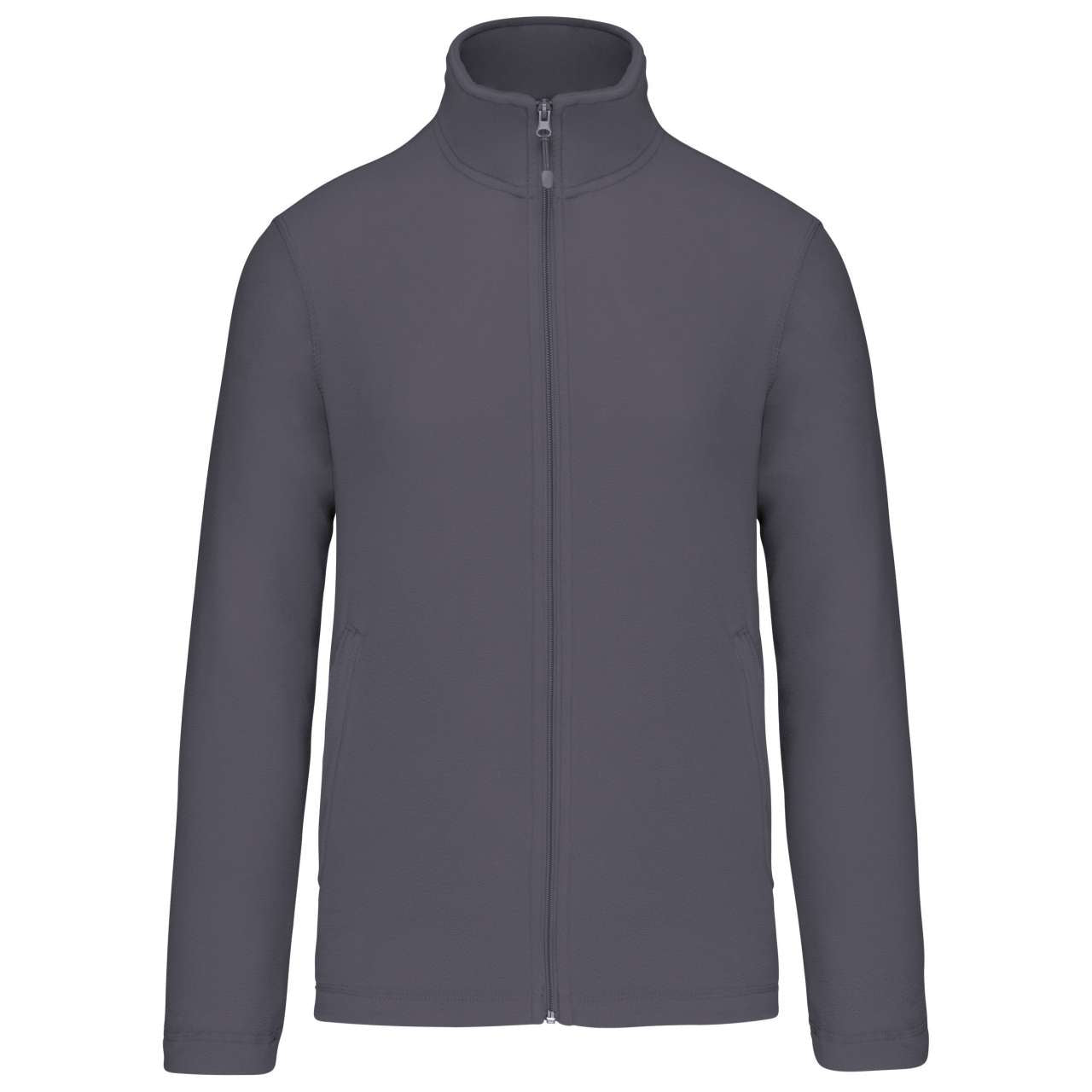 FULL ZIP MICROFLEECE JACKET - Convoy Grey - Main
