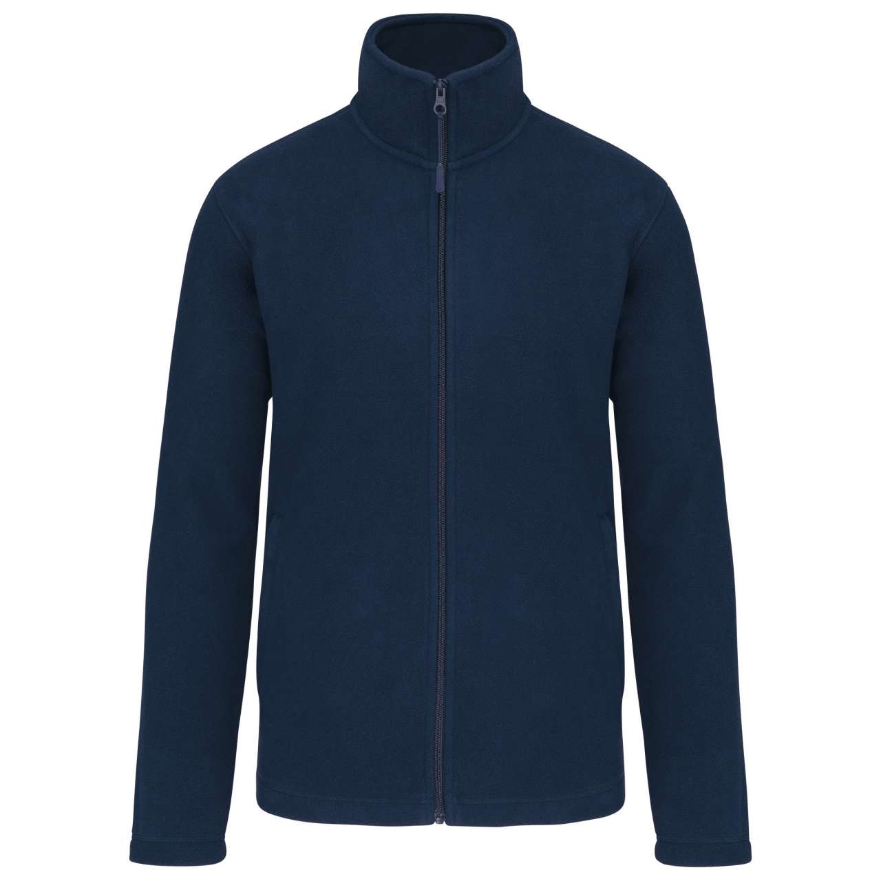 FULL ZIP MICROFLEECE JACKET - Navy - Main