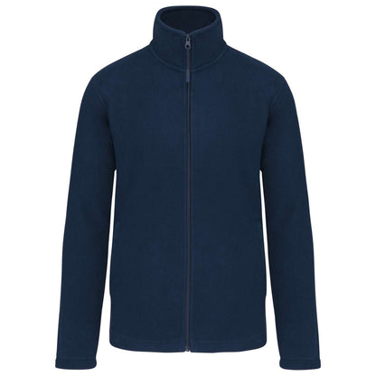 FULL ZIP MICROFLEECE JACKET - Navy - Main
