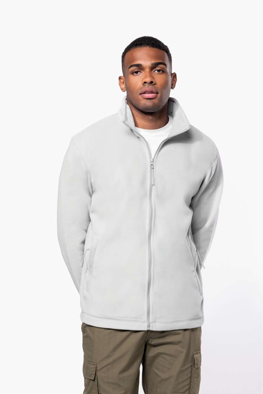 FALCO - FULL ZIP MICROFLEECE JACKET - Ash Heather - Additional