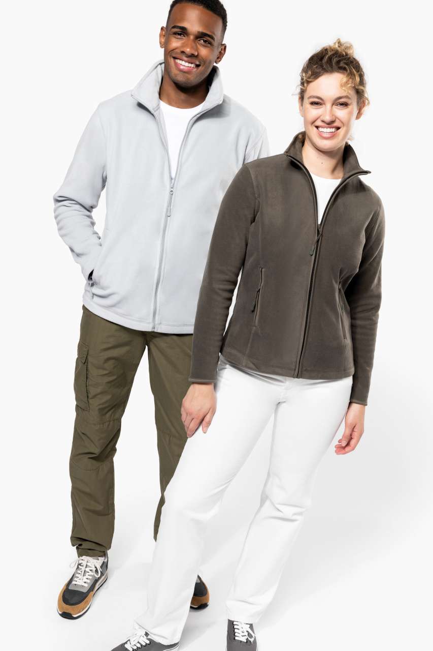 FALCO - FULL ZIP MICROFLEECE JACKET - Ash Heather - Additional