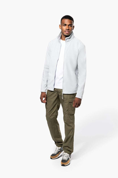 FALCO - FULL ZIP MICROFLEECE JACKET - Ash Heather - Additional