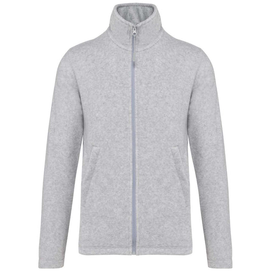FALCO - FULL ZIP MICROFLEECE JACKET - Ash Heather - Main