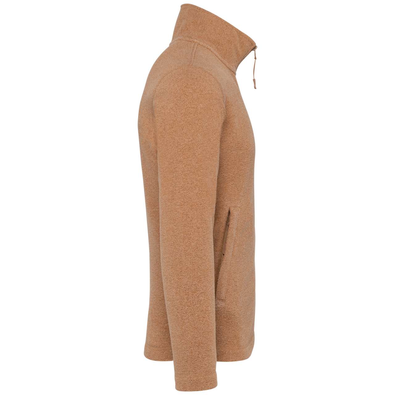 FALCO - FULL ZIP MICROFLEECE JACKET - Camel Heather - Additional