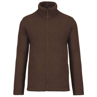 FALCO - FULL ZIP MICROFLEECE JACKET - Chocolate - Main