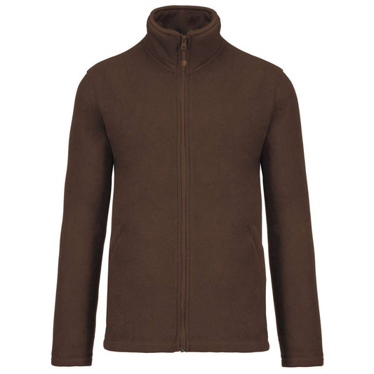 FALCO - FULL ZIP MICROFLEECE JACKET - Chocolate - Main