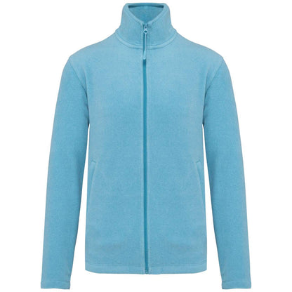 FALCO - FULL ZIP MICROFLEECE JACKET - Cloudy Blue Heather - Main