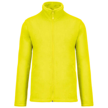 FALCO - FULL ZIP MICROFLEECE JACKET - Fluorescent Yellow - Main