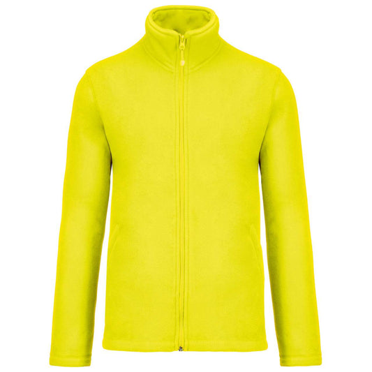 FALCO - FULL ZIP MICROFLEECE JACKET - Fluorescent Yellow - Main