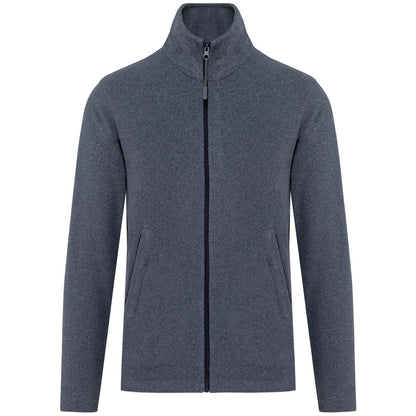 FALCO - FULL ZIP MICROFLEECE JACKET - French Navy Heather - Main