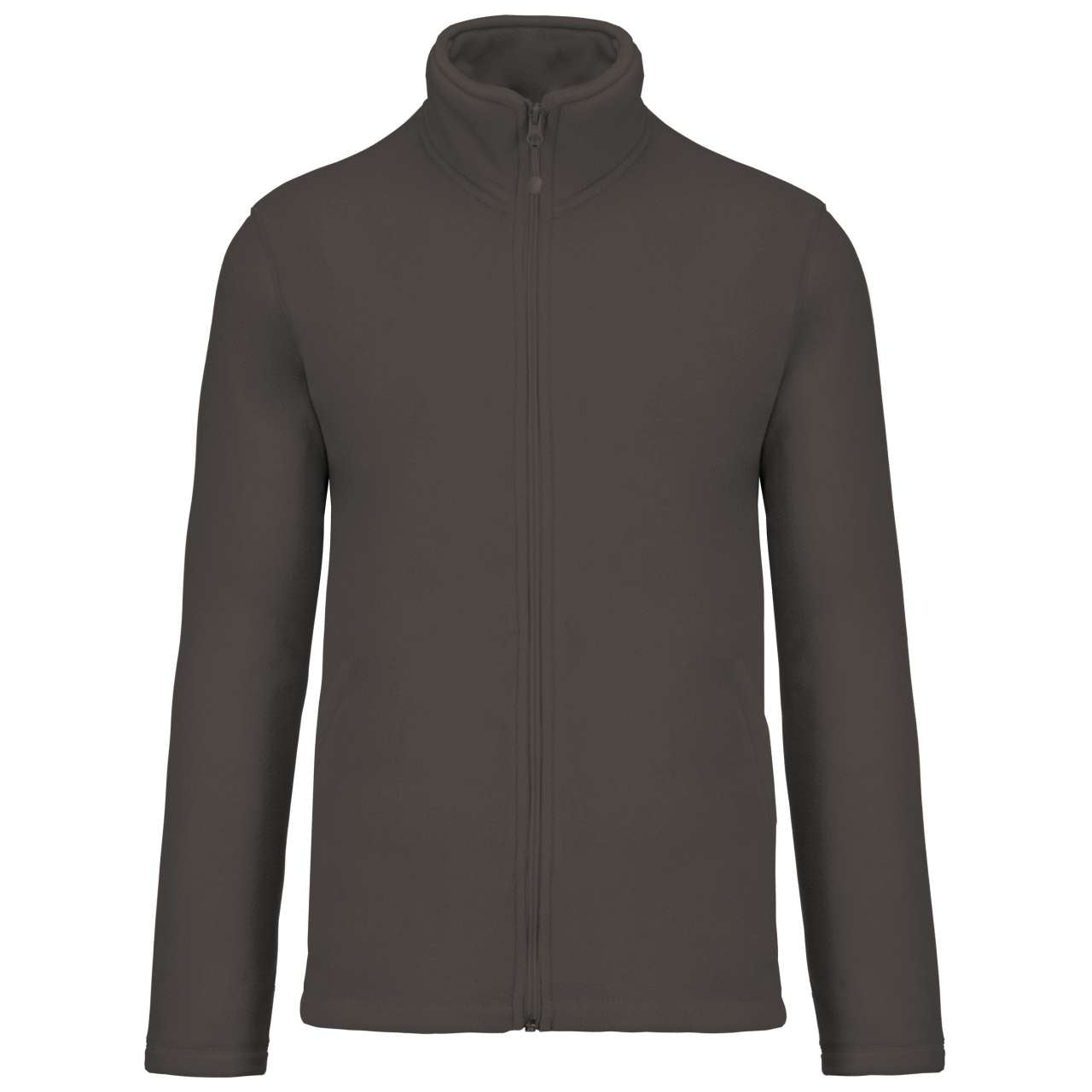 FALCO - FULL ZIP MICROFLEECE JACKET - Green Olive - Main