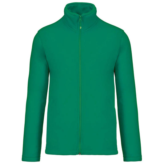 FALCO - FULL ZIP MICROFLEECE JACKET - Kelly Green - Main