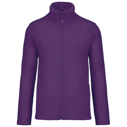 FALCO - FULL ZIP MICROFLEECE JACKET - Purple - Main