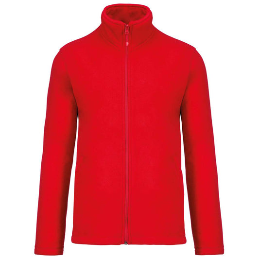 FALCO - FULL ZIP MICROFLEECE JACKET - Red - Main