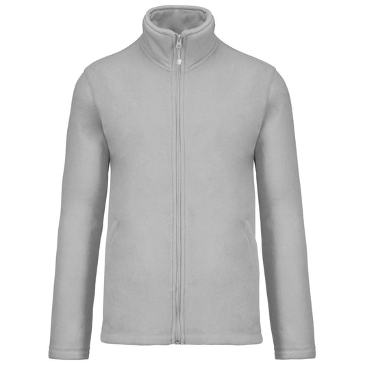 FALCO - FULL ZIP MICROFLEECE JACKET - Snow Grey - Main