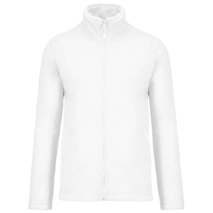 FALCO - FULL ZIP MICROFLEECE JACKET - White - Main