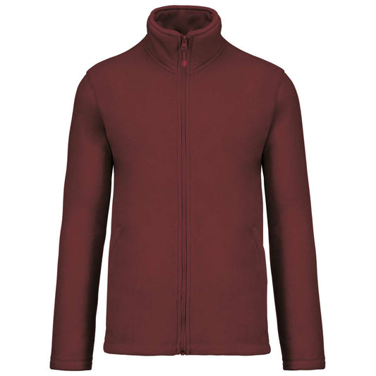 FALCO - FULL ZIP MICROFLEECE JACKET - Wine - Main