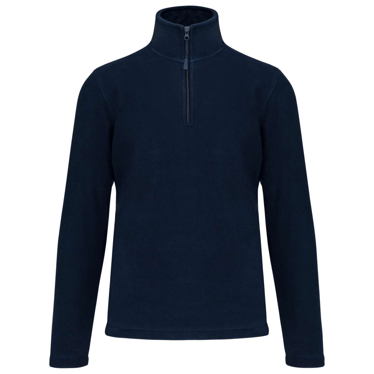 ENZO - ZIP NECK MICROFLEECE JACKET - Navy - Main
