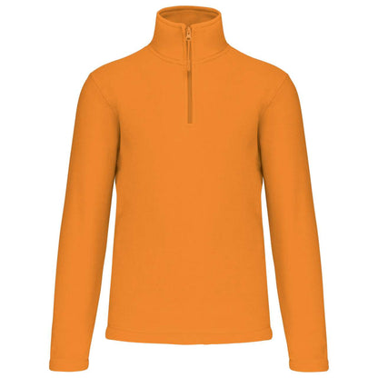 ENZO - ZIP NECK MICROFLEECE JACKET - Orange - Main
