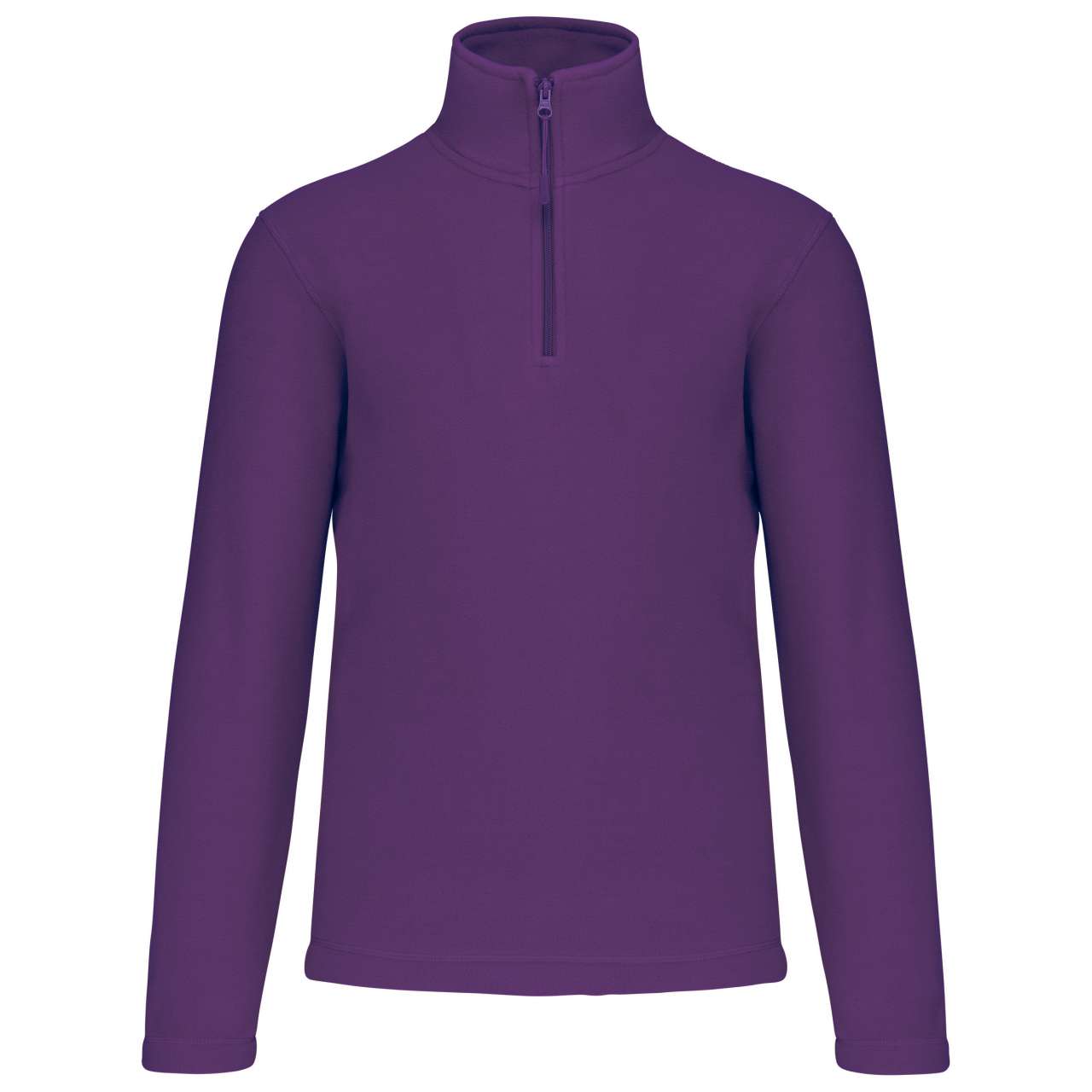ENZO - ZIP NECK MICROFLEECE JACKET - Purple - Main