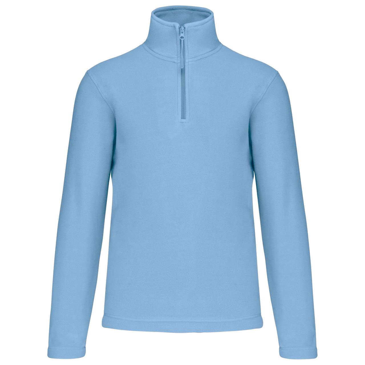 ENZO - ZIP NECK MICROFLEECE JACKET - Sky Blue - Main