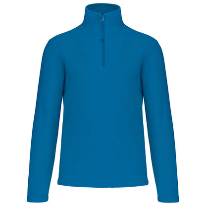 ENZO - ZIP NECK MICROFLEECE JACKET - Tropical Blue - Main