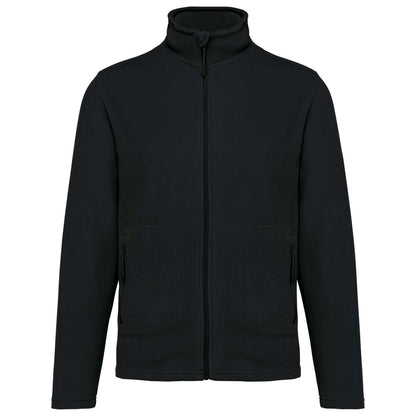 UNISEX ECO-FRIENDLY MICRO-POLARFLEECE JACKET - Black - colorimageurl
