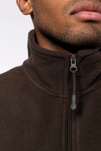 LUCA - MEN'S MICROFLEECE GILET - Camel Heather - Additional