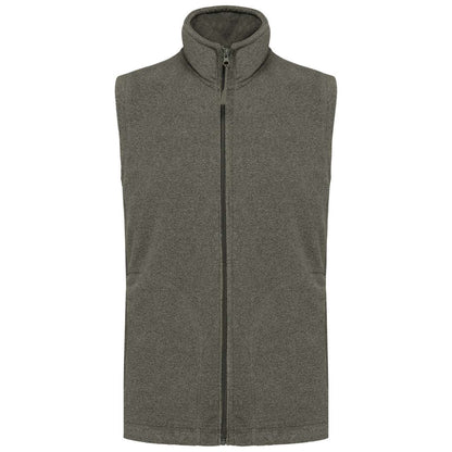 LUCA - MEN'S MICROFLEECE GILET - Green Marble Heather - Main