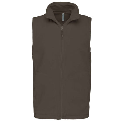 LUCA - MEN'S MICROFLEECE GILET - Green Olive - Main