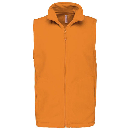 LUCA - MEN'S MICROFLEECE GILET - Orange - Main