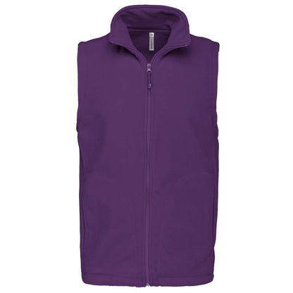 LUCA - MEN'S MICROFLEECE GILET - Purple - Main