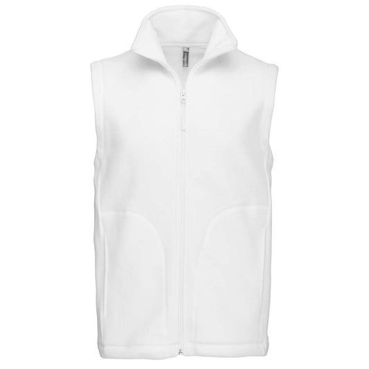 LUCA - MEN'S MICROFLEECE GILET - White - Main