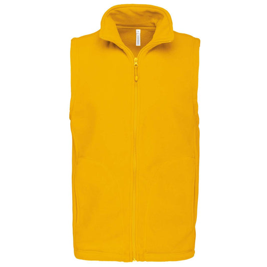 LUCA - MEN'S MICROFLEECE GILET - Yellow - Main