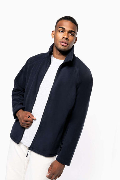 MARCO - FULL ZIP  MICROFLEECE JACKET - Black - Model
