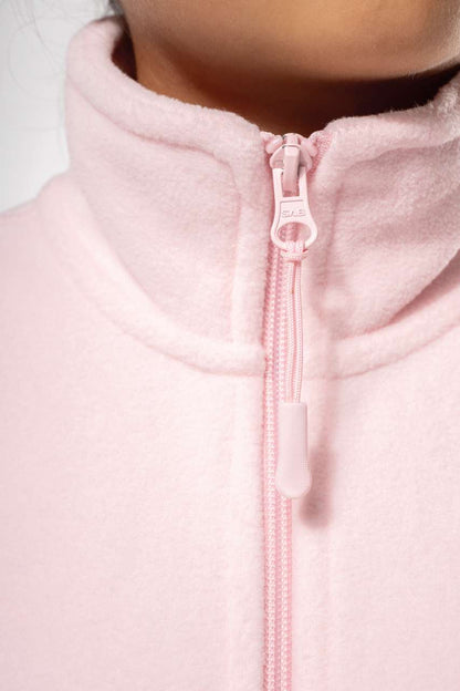 KIDS' FULL ZIP FLEECE JACKET - Red - Additional