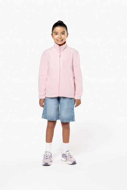 KIDS' FULL ZIP FLEECE JACKET - Black - Additional