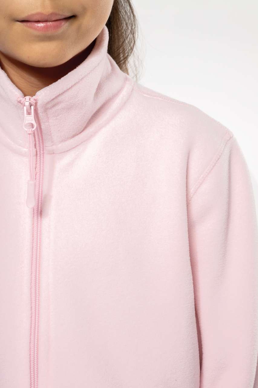 KIDS' FULL ZIP FLEECE JACKET - Red - Additional