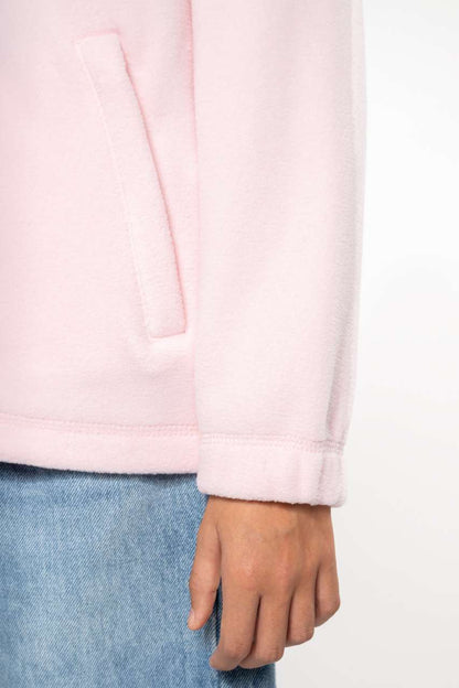 KIDS' FULL ZIP FLEECE JACKET - Red - Additional