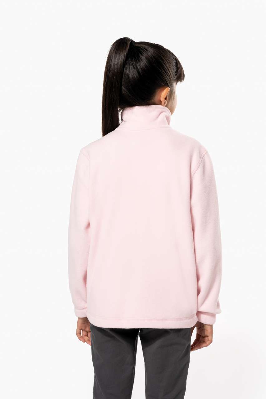 KIDS' FULL ZIP FLEECE JACKET - Black - Additional