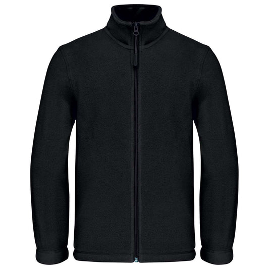 KIDS' FULL ZIP FLEECE JACKET - Black - Main