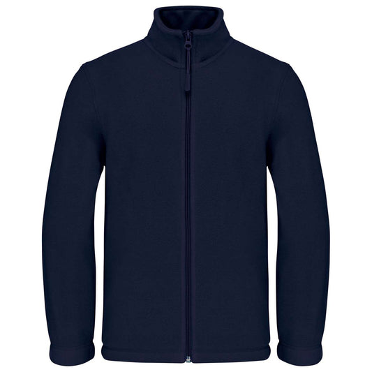 KIDS' FULL ZIP FLEECE JACKET - Navy - Main