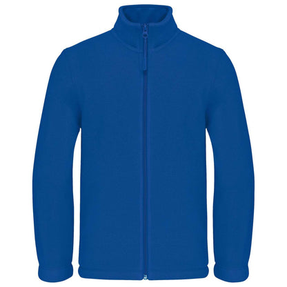 KIDS' FULL ZIP FLEECE JACKET - Royal Blue - Main