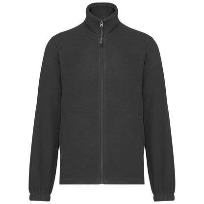 UNISEX MICROFLEECE ELASTICATED JACKET - Dark Grey - colorimageurl