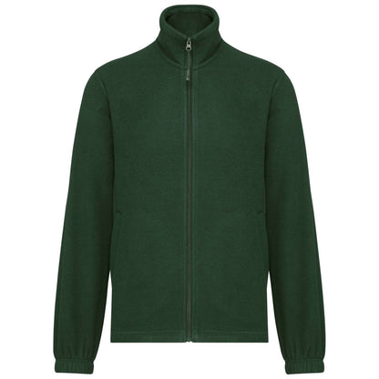 UNISEX MICROFLEECE ELASTICATED JACKET - Forest Green - colorimageurl